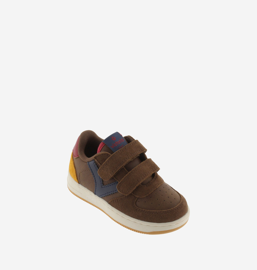 Sneakers Victoria Tiempo Bambino marrone