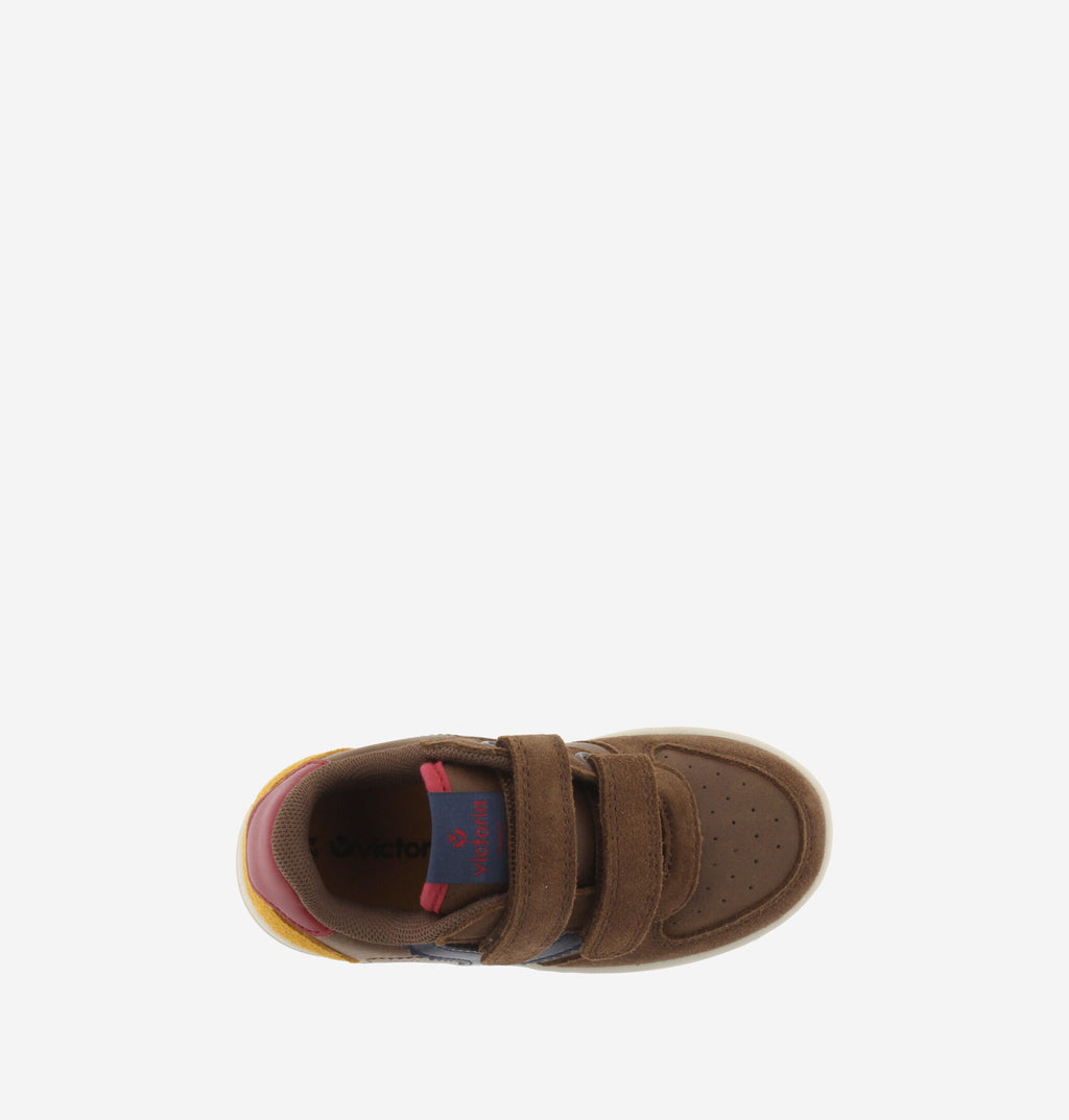 Sneakers Victoria Tiempo Bambino marrone