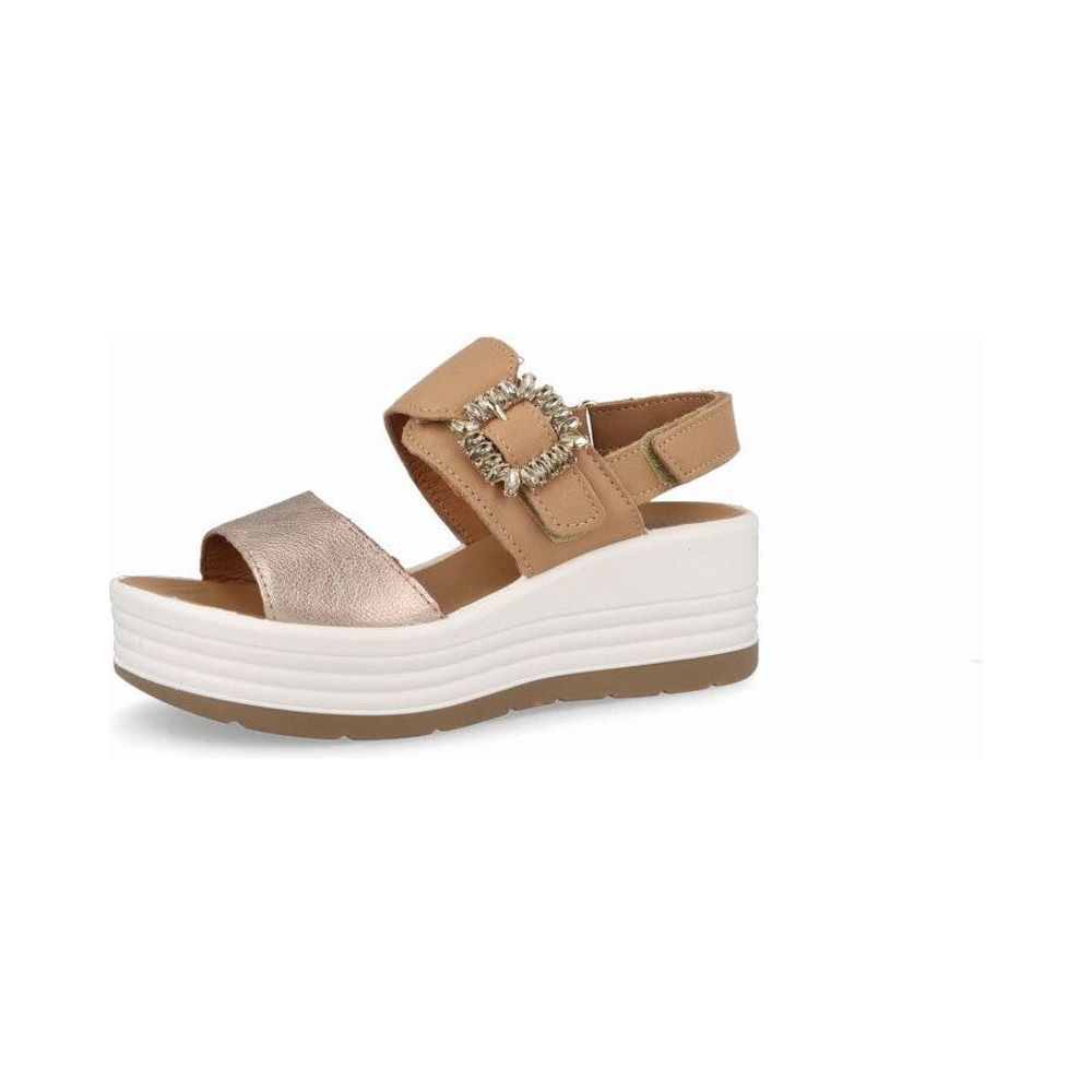 Sandalo con  Zeppa IGI&CO Donna con Fibbia Gioiello | Lippolis Scarpe