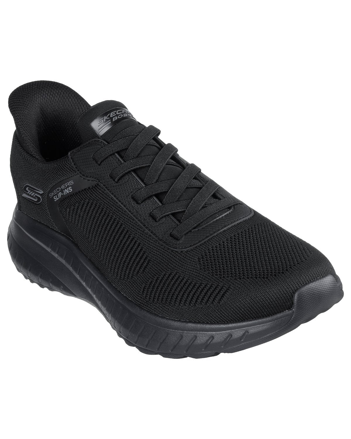 Sneakers Skechers BOBS Squad Chaos Solid Step uomo nero/nero