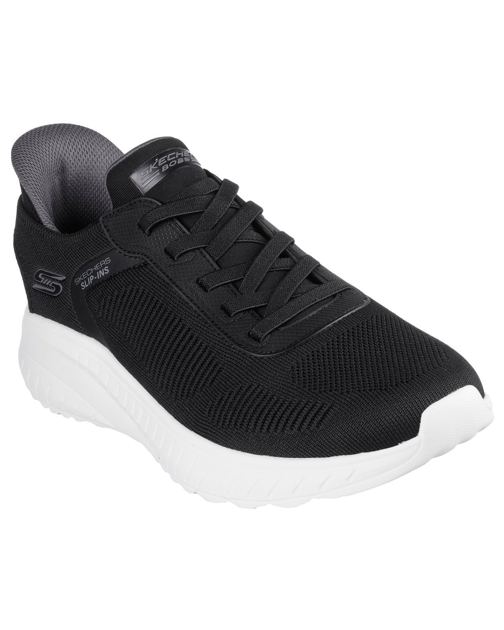 Sneakers Skechers BOBS Squad Chaos Solid Step uomo nero/bianco