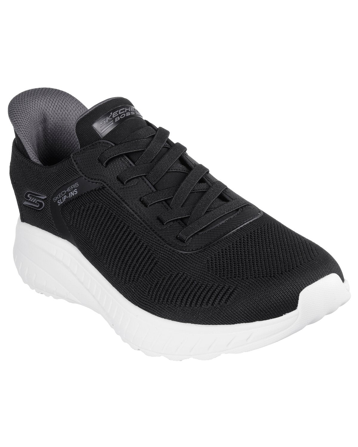Sneakers Skechers BOBS Squad Chaos Solid Step uomo nero/bianco