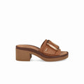 Ciabatta con Tacco IGI&CO Donna Cognac