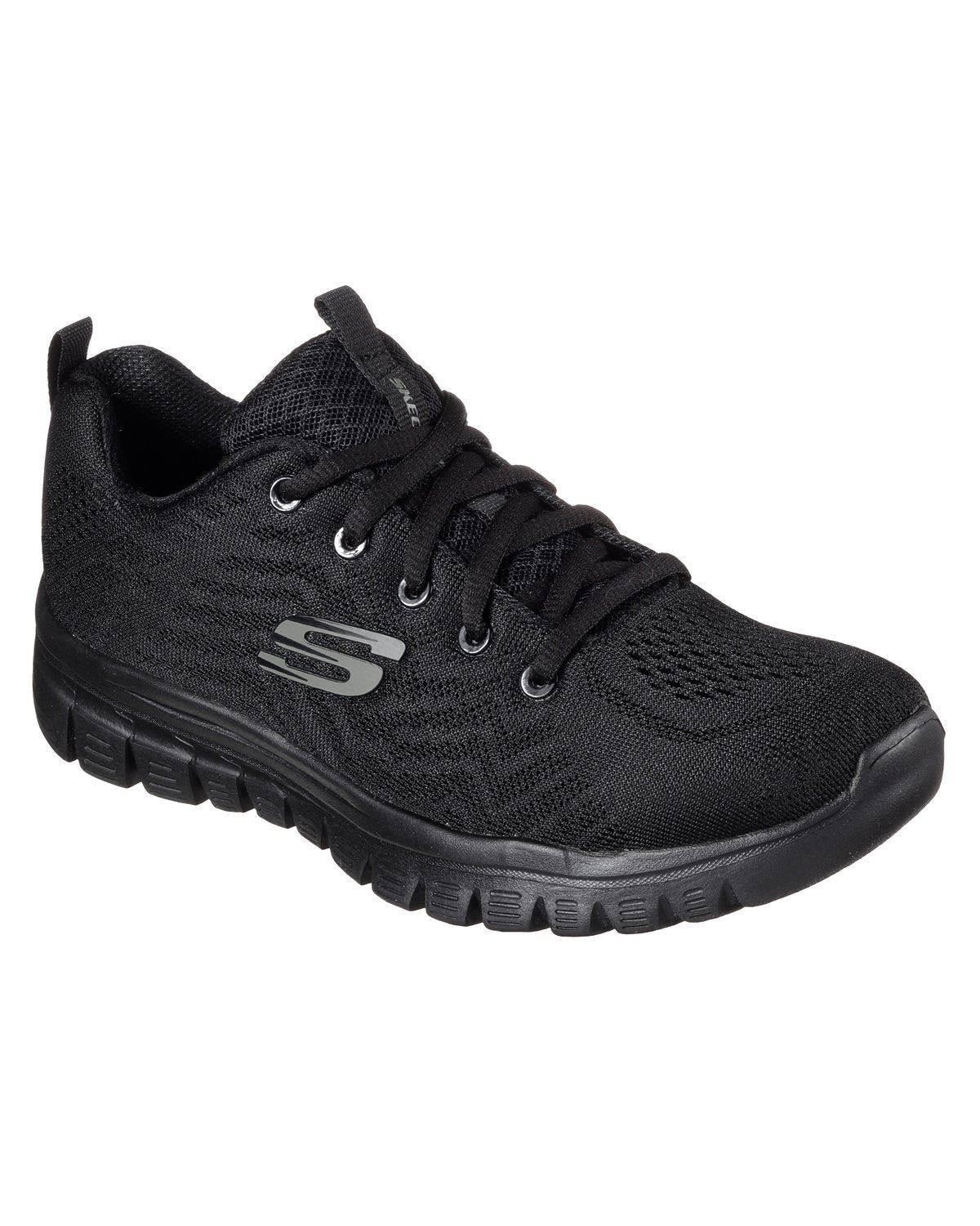 Sneakers Skechers Graceful Get Connected donna nero/nero
