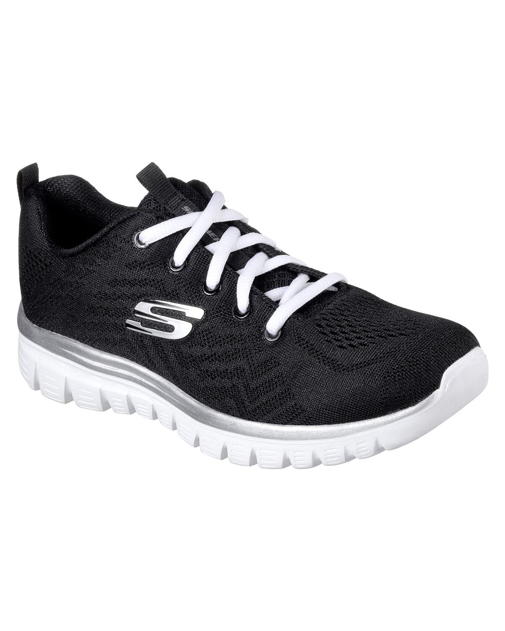 Sneakers Skechers Graceful Get Connected donna nero/bianco