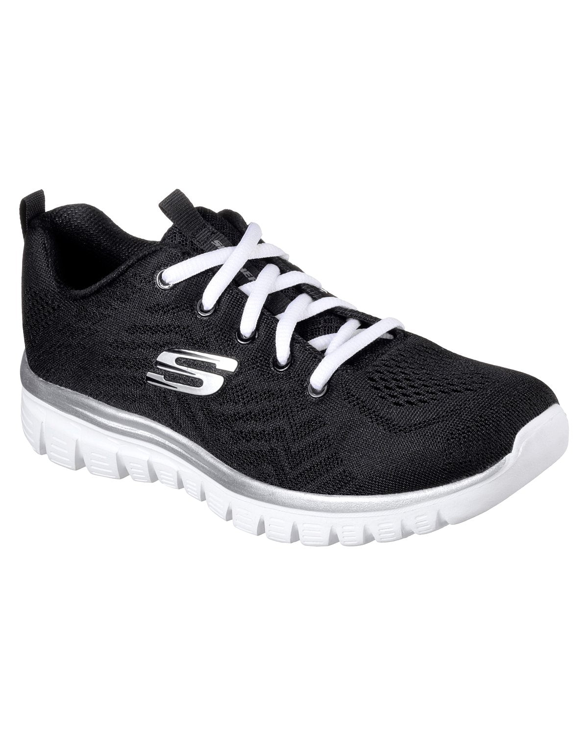 Sneakers Skechers Graceful Get Connected donna nero/bianco