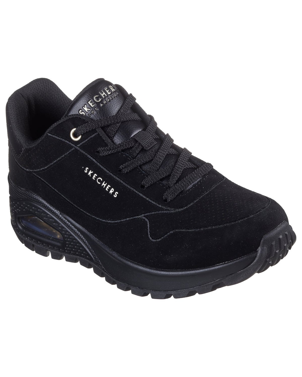 Sneakers Skechers UNO Rugged donna Nero/Nero