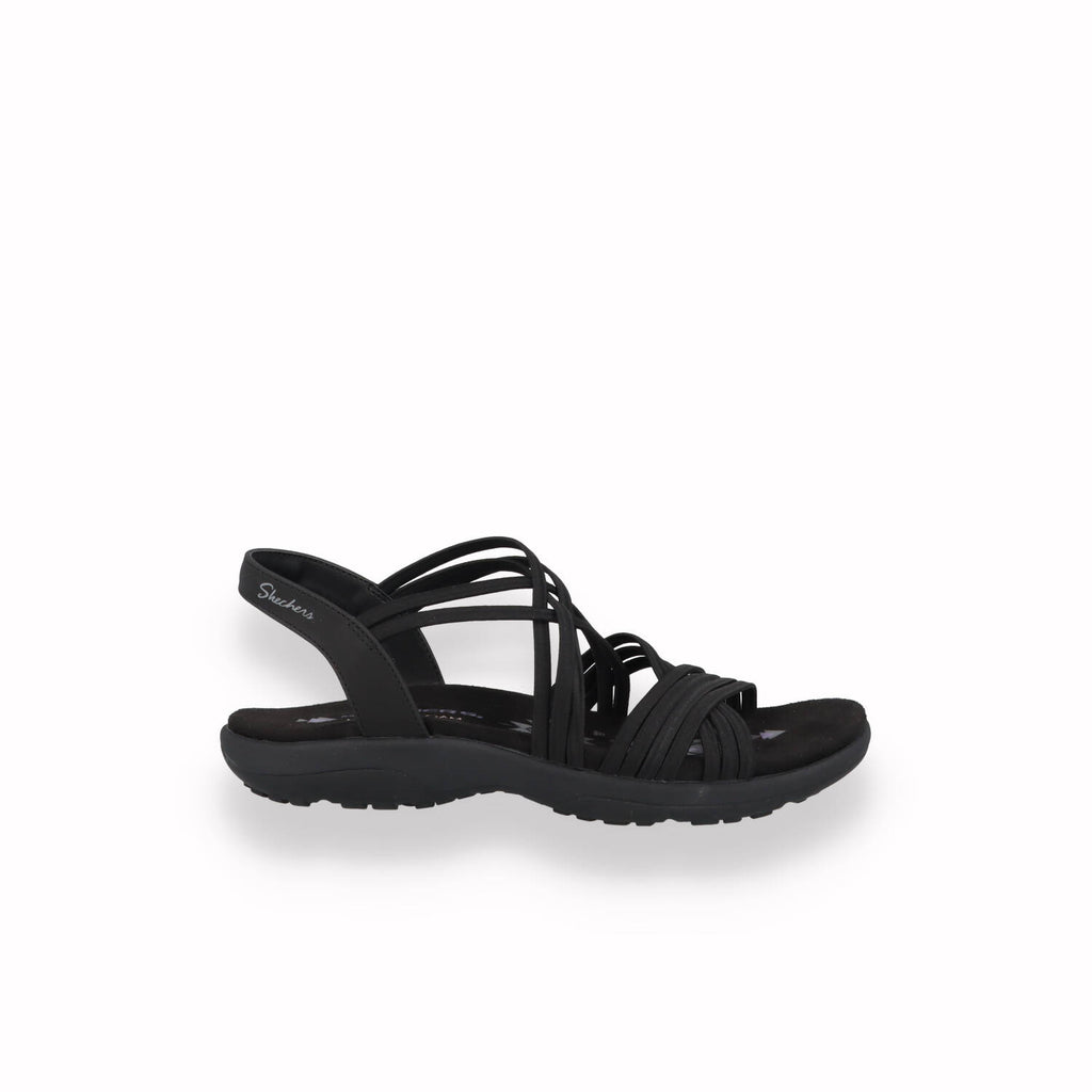 Sandalo Skechers Reggae Slim Donna Nero