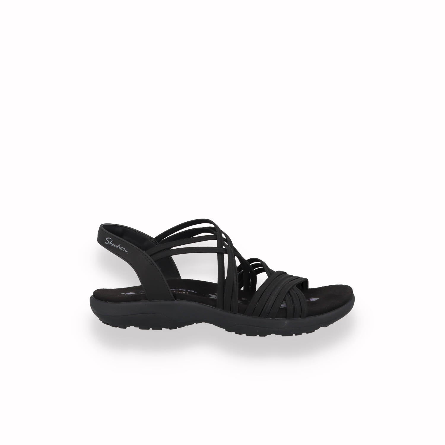 Sandalo Skechers Reggae Slim Donna Nero