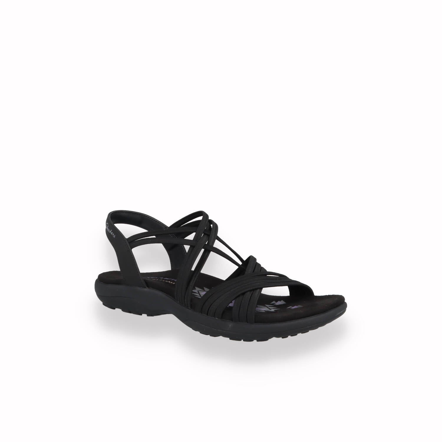 Sandalo Skechers Reggae Slim Donna Nero