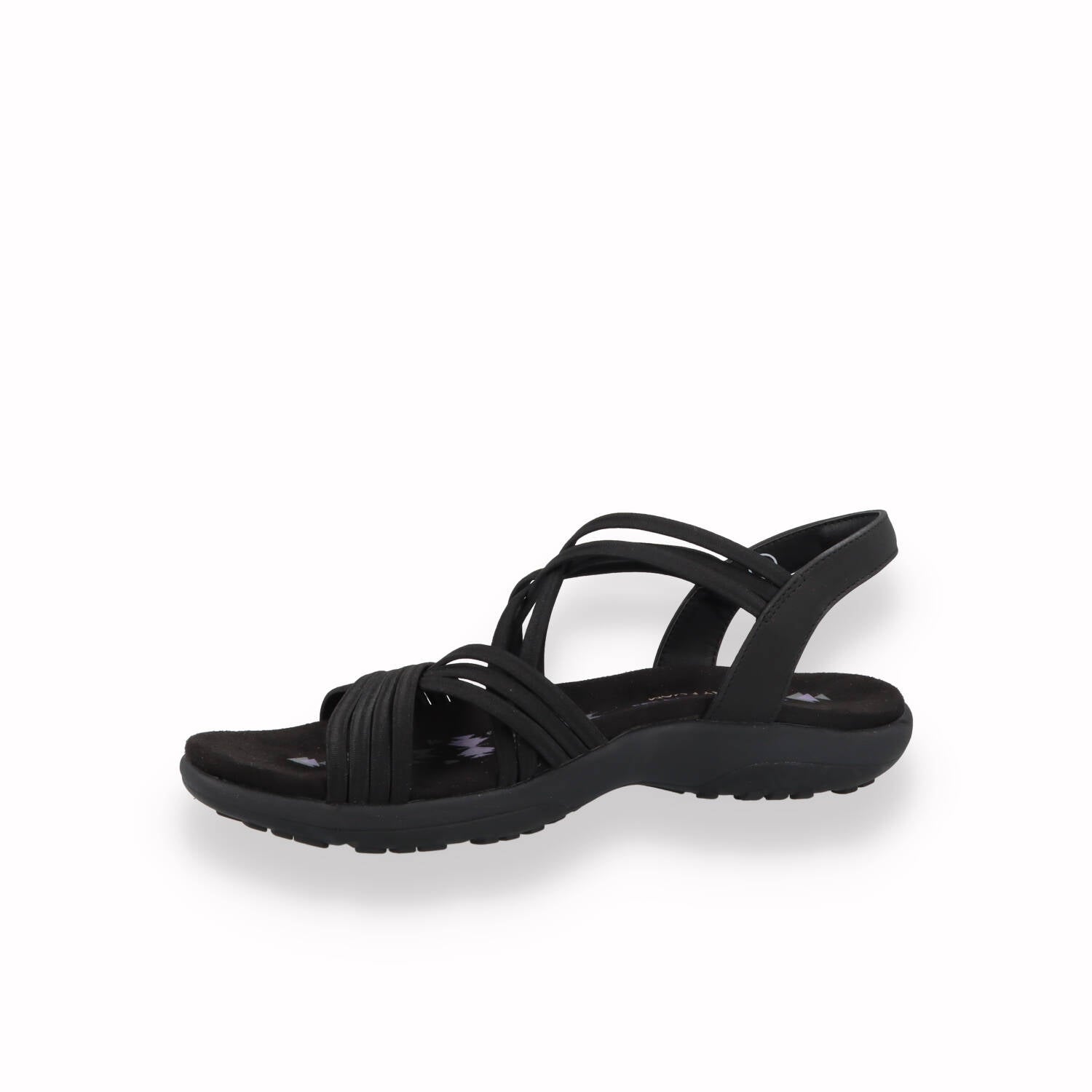 Sandalo Skechers Reggae Slim Donna Nero