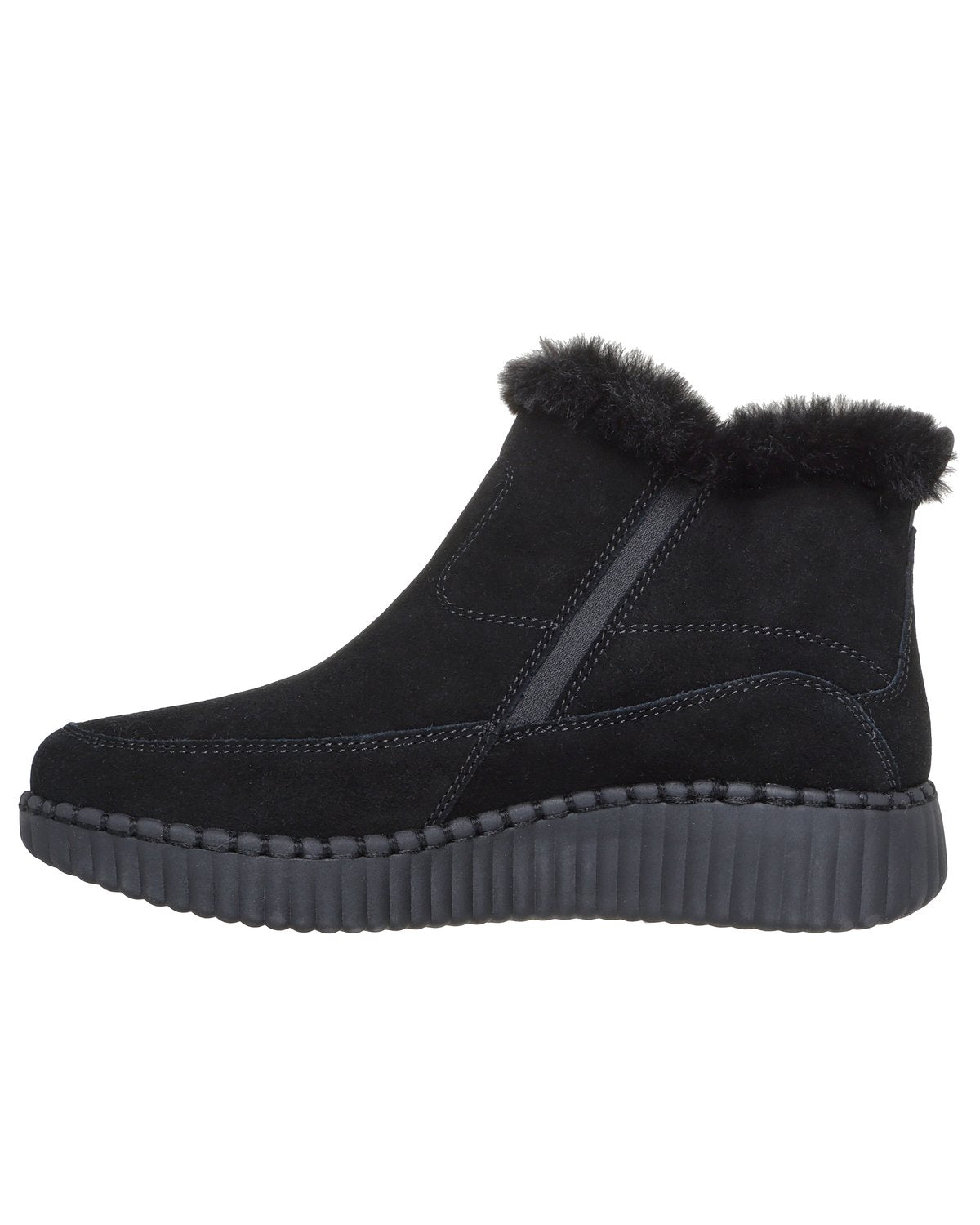 Tronchetti Skechers Relaxed Fit Wilshire Blvd Fresh Zip donna Nero/Nero