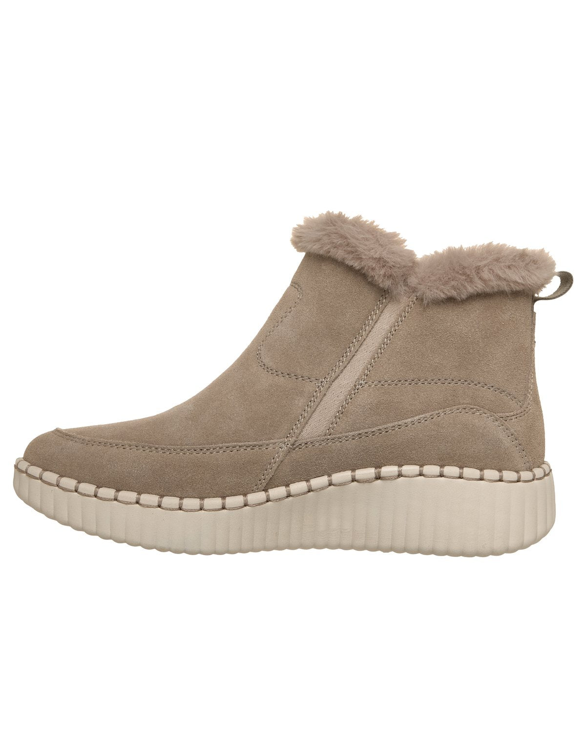 Tronchetti Skechers Relaxed Fit Wilshire Blvd Fresh Zip donna Taupe