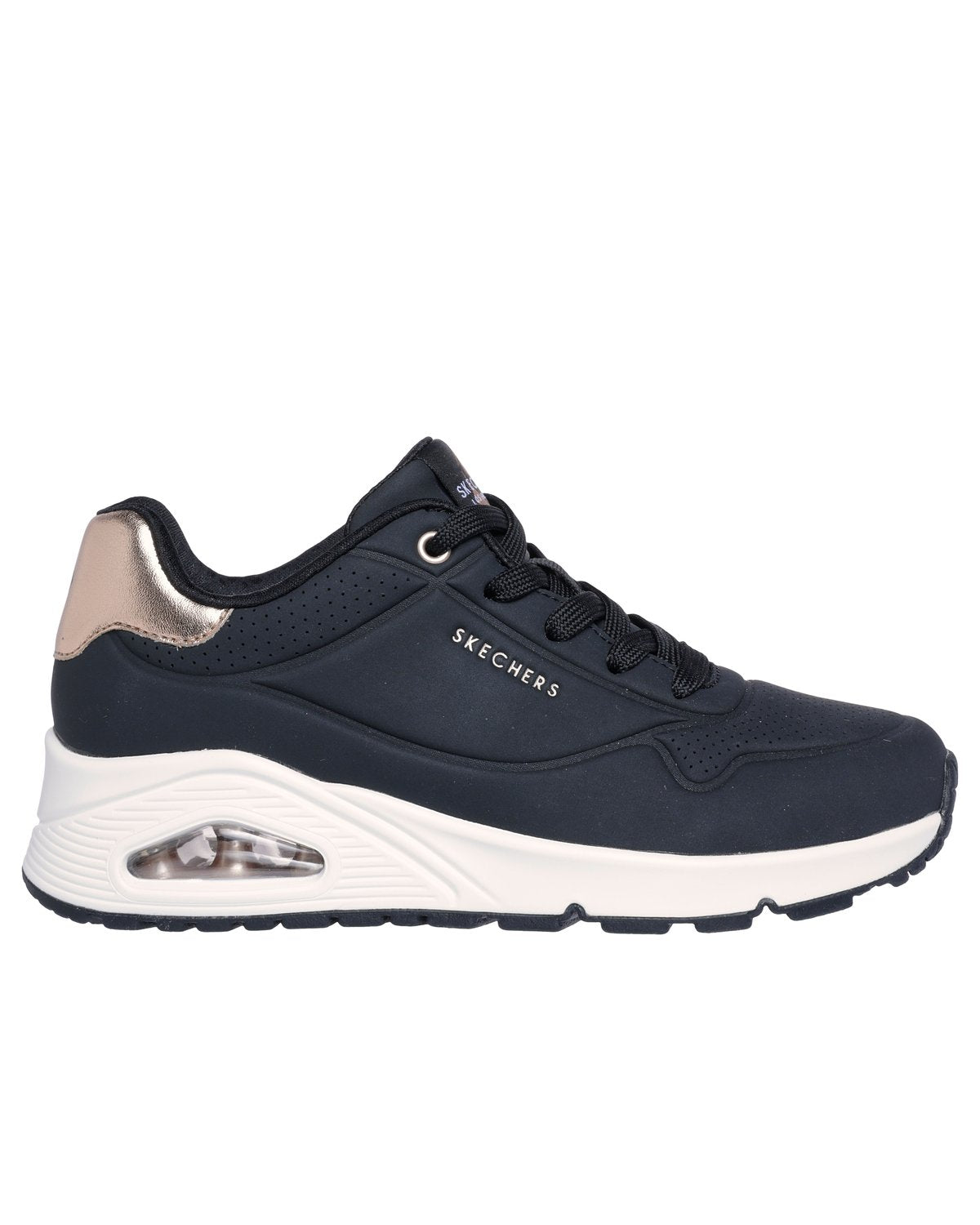 Sneakers Skechers Uno Golden Air donna nero/bianco