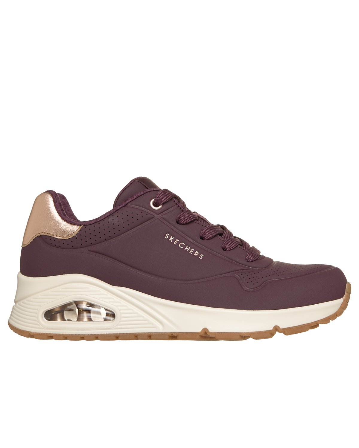 Sneakers Skechers Uno Golden Air donna bordeaux