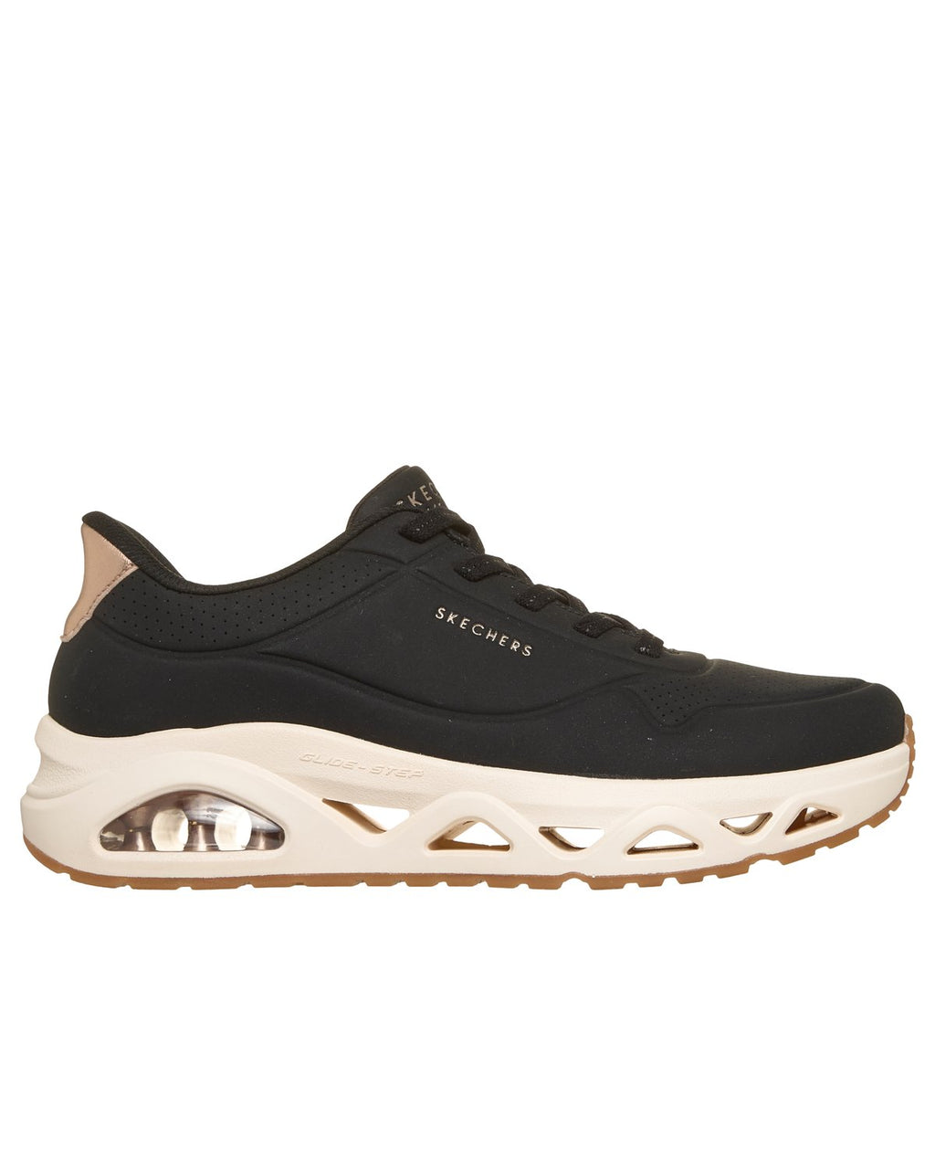 Sneakers Skechers Uno Glide-Step Glide On Air donna nero/bianco