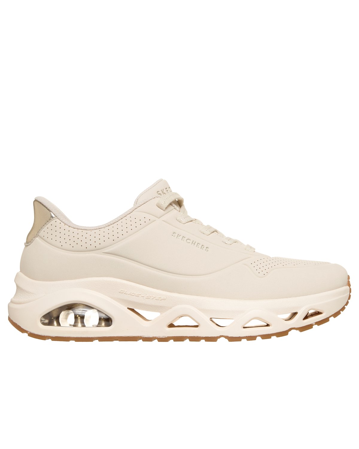 Sneakers Skechers Uno Glide-Step Glide On Air donna panna