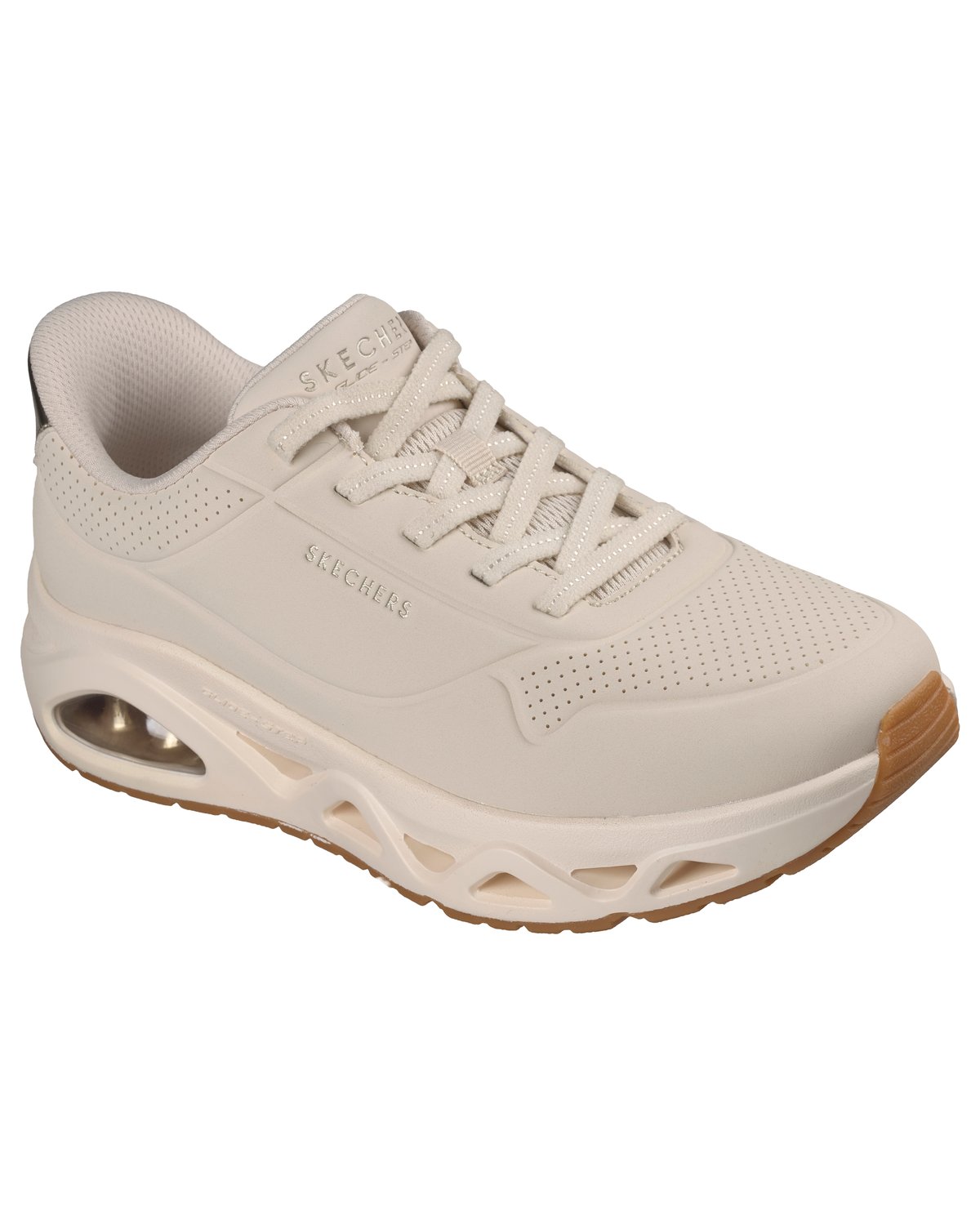 Sneakers Skechers Uno Glide-Step Glide On Air donna panna
