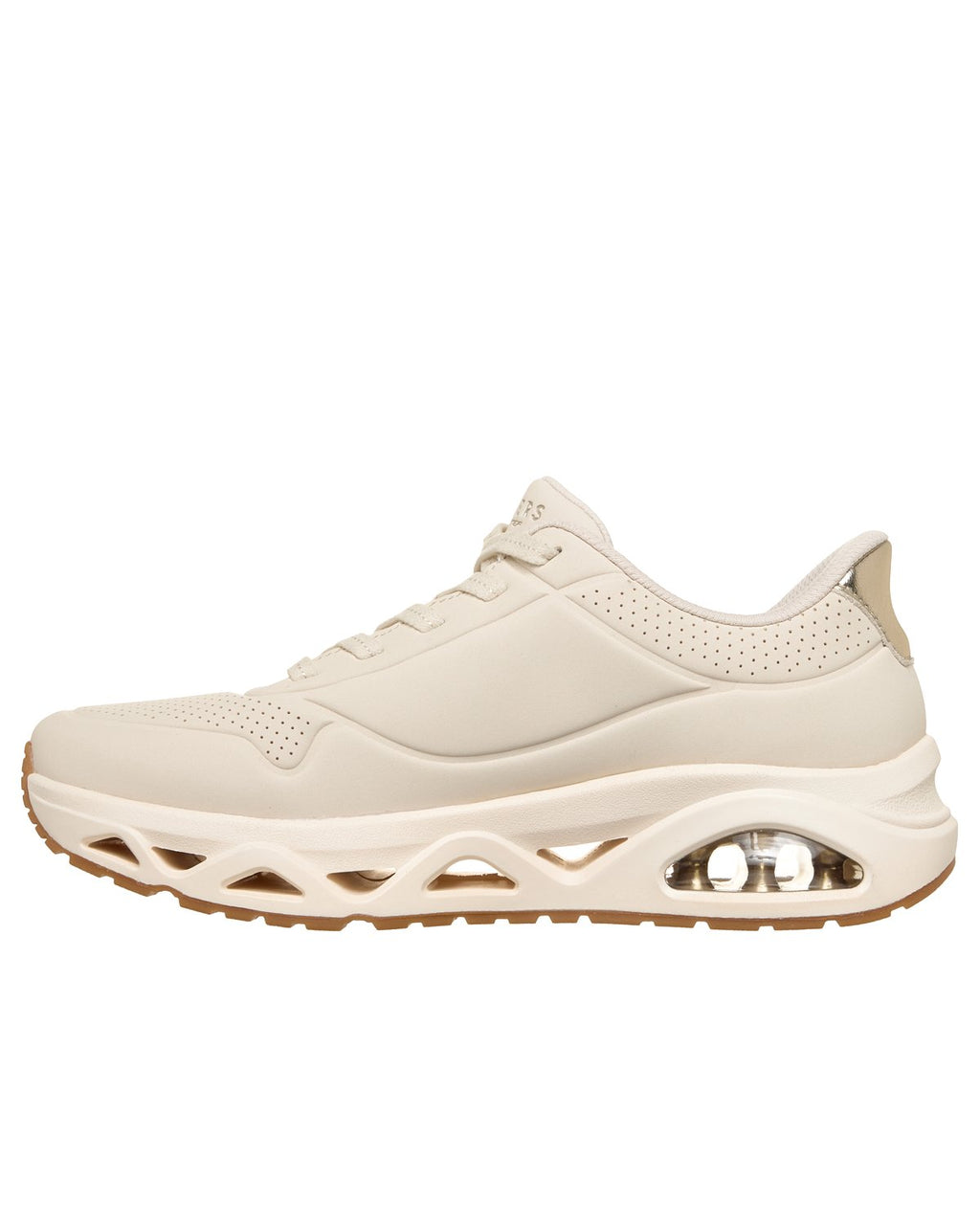 Sneakers Skechers Uno Glide-Step Glide On Air donna panna