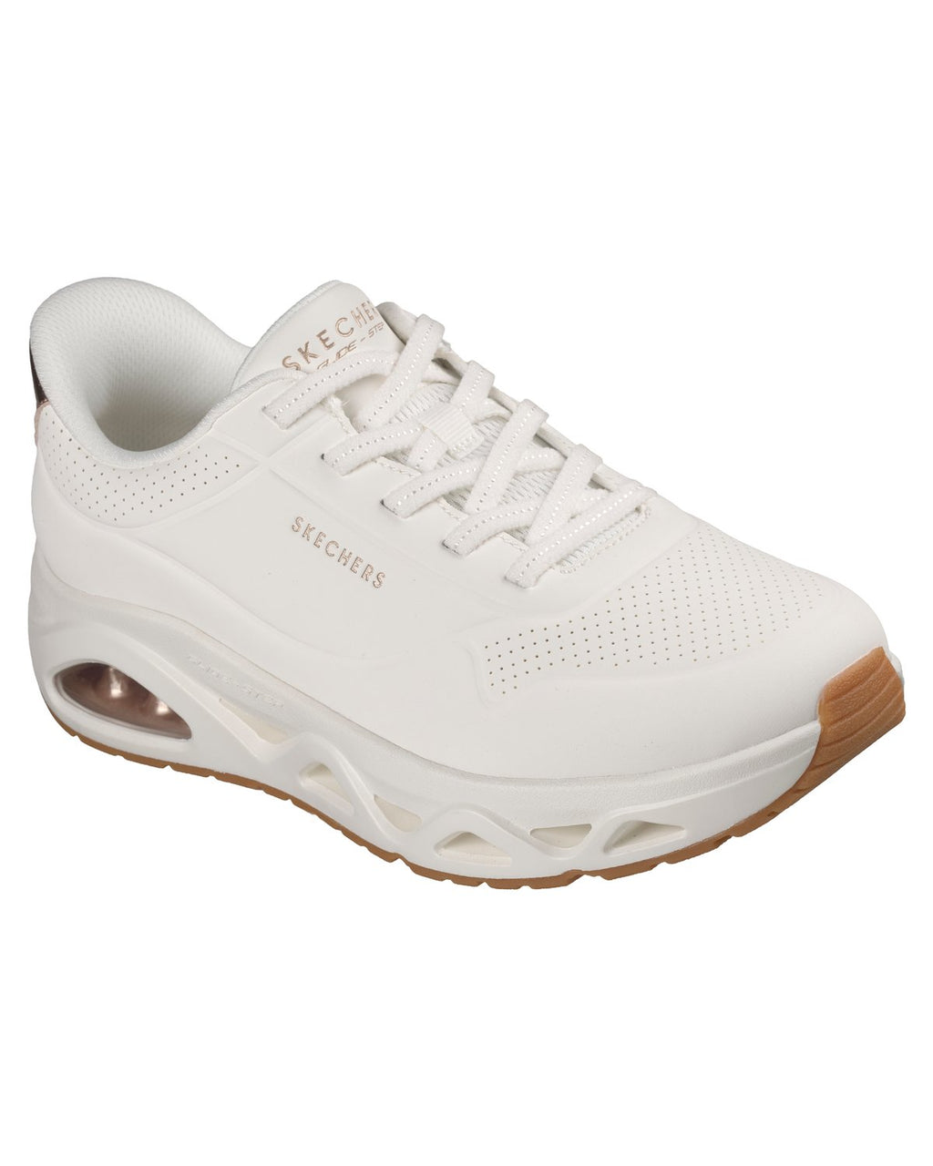 Sneakers Skechers Uno Glide-Step Glide On Air donna bianco