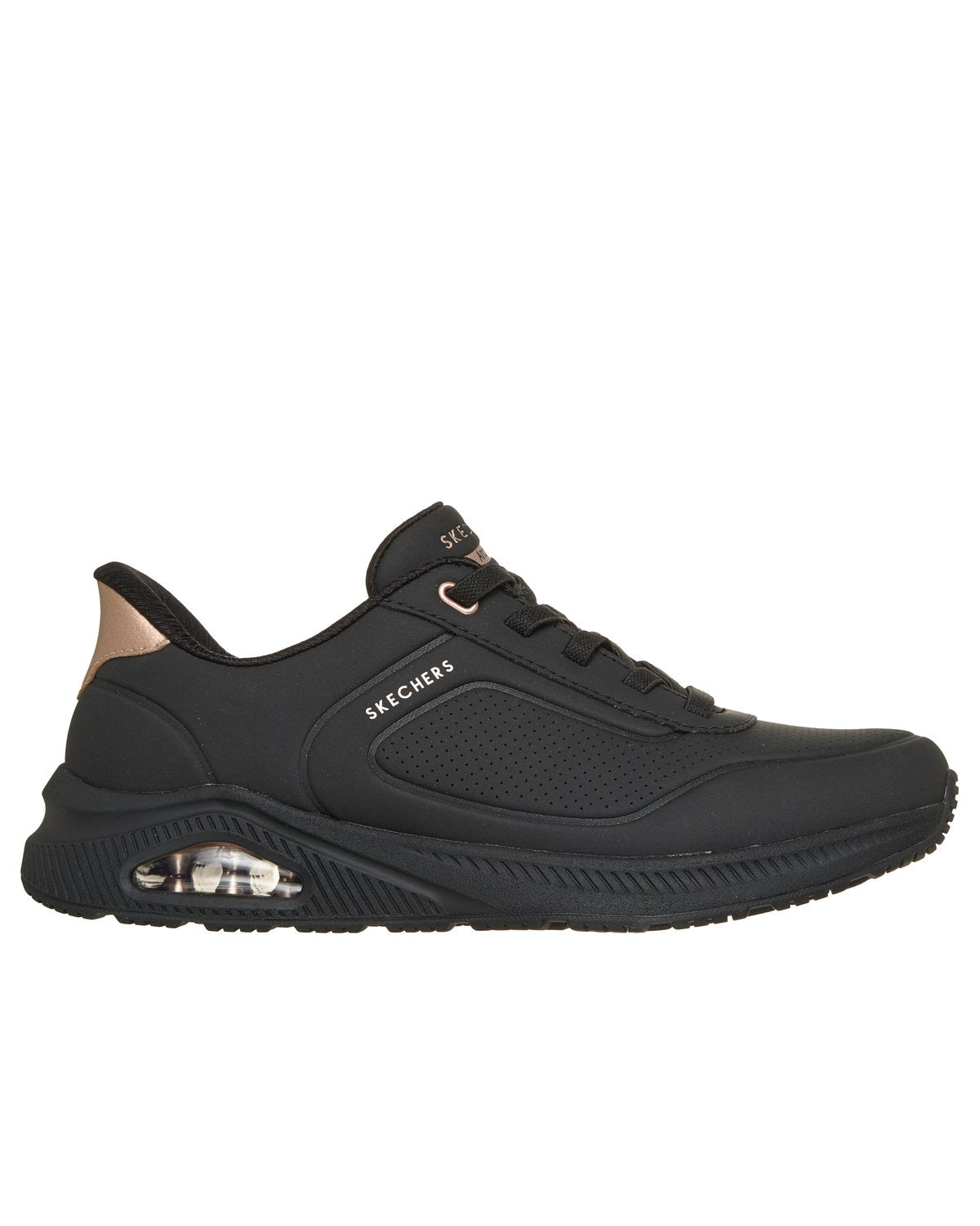 Sneakers Skechers Slip-ins Arch Fit UNO Relaxing On Air donna Nero/Nero