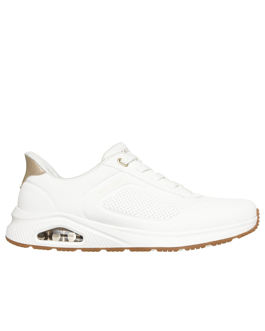 Sneakers Skechers Slip-ins Arch Fit UNO Relaxing On Air donna Bianco