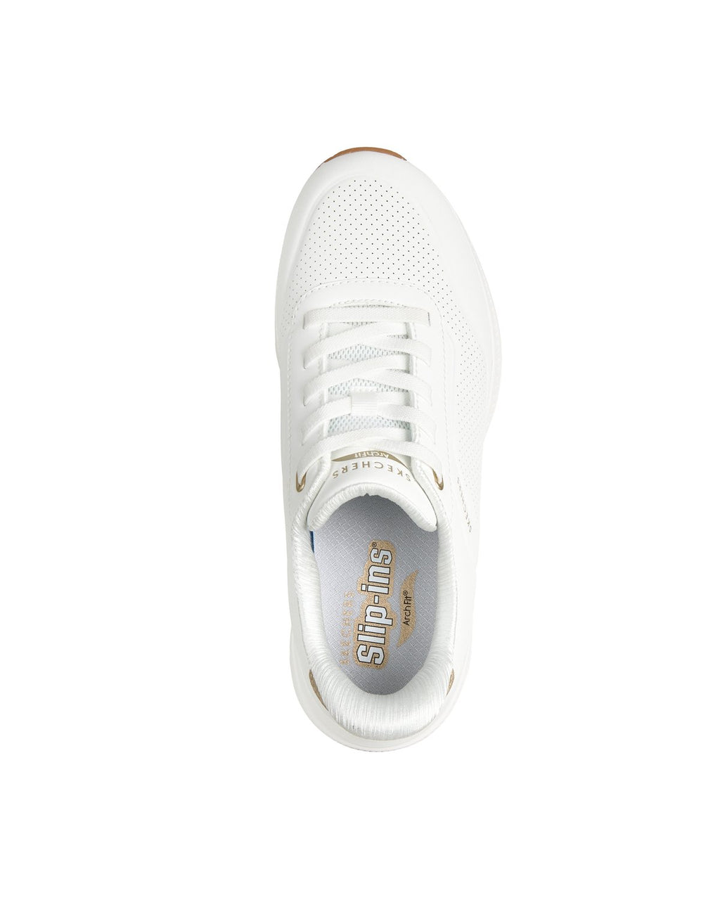 Sneakers Skechers Slip-ins Arch Fit UNO Relaxing On Air donna Bianco