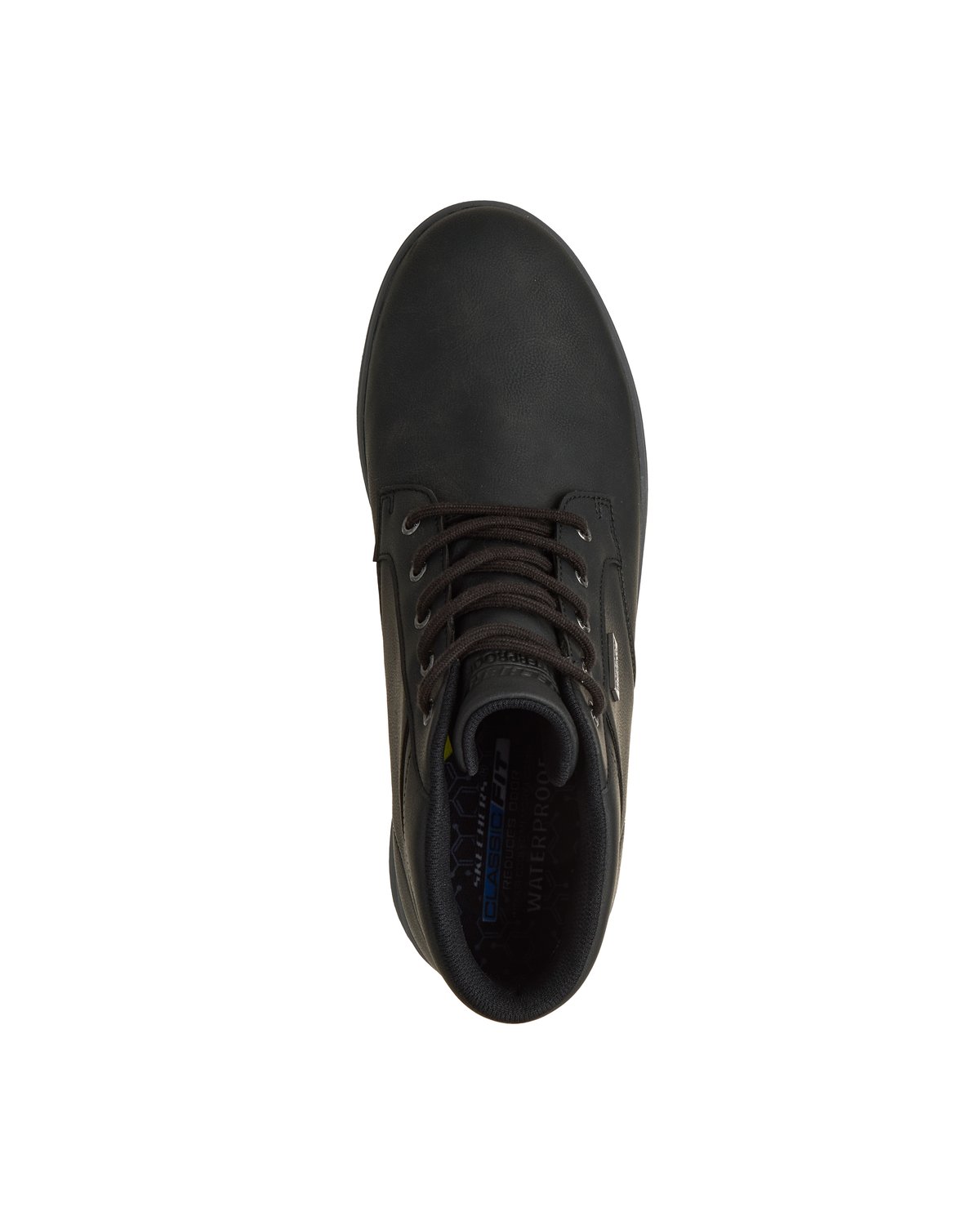 Polacchini Skechers Waterproof Palmiro Wallace uomo Nero