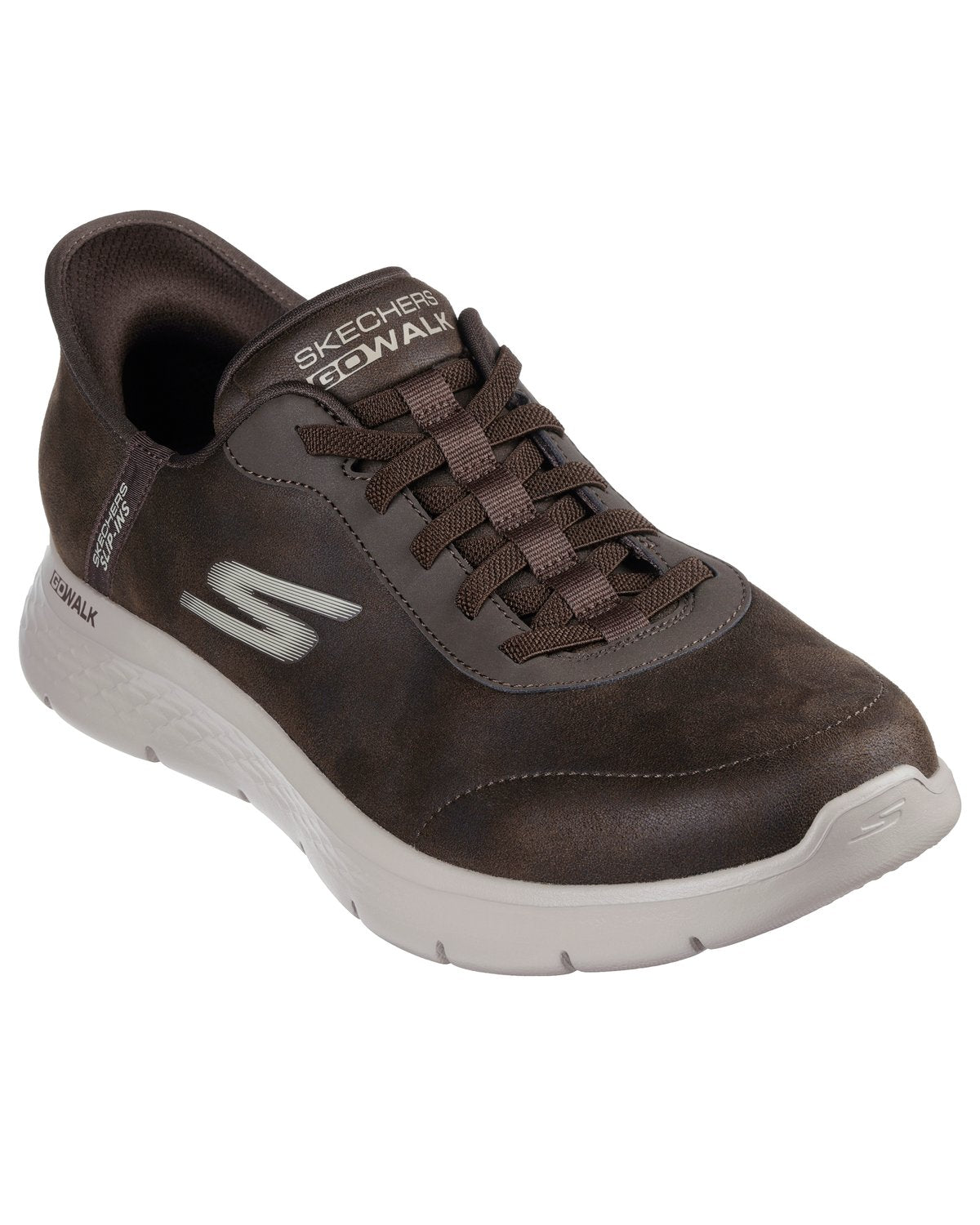 Sneakers Skechers Slip-ins GO WALK Flex Smooth Motion uomo Marrone