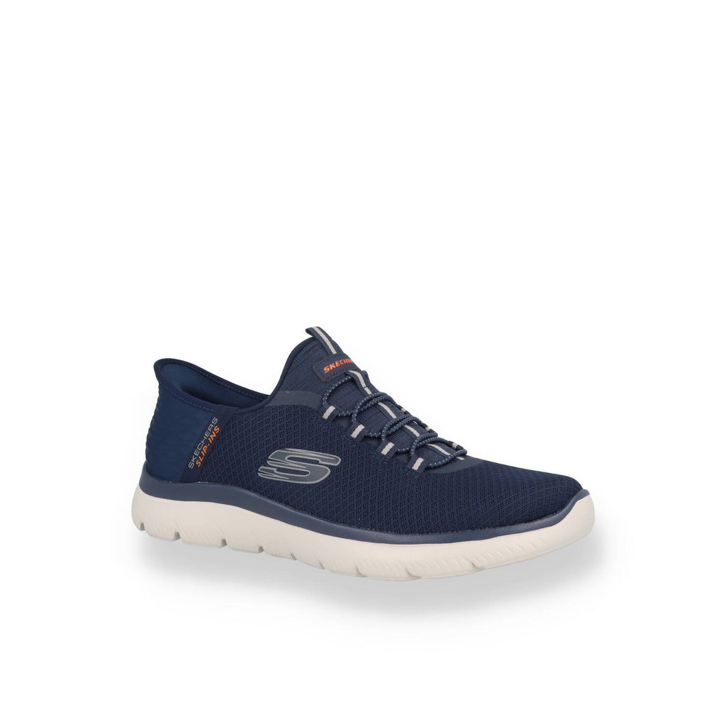 Scarpe SKECHERS SUMMITS SLIP.INS Uomo Grigio, Blu