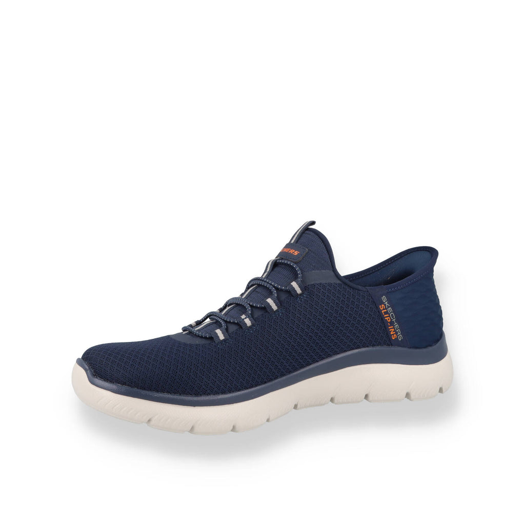 Scarpe SKECHERS SUMMITS SLIP.INS Uomo Grigio, Blu