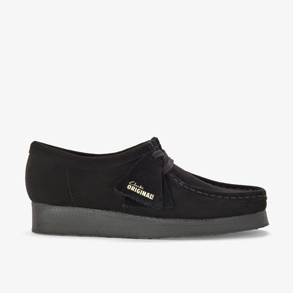 Polacchini Clarks Originals Wallabee uomo Nero