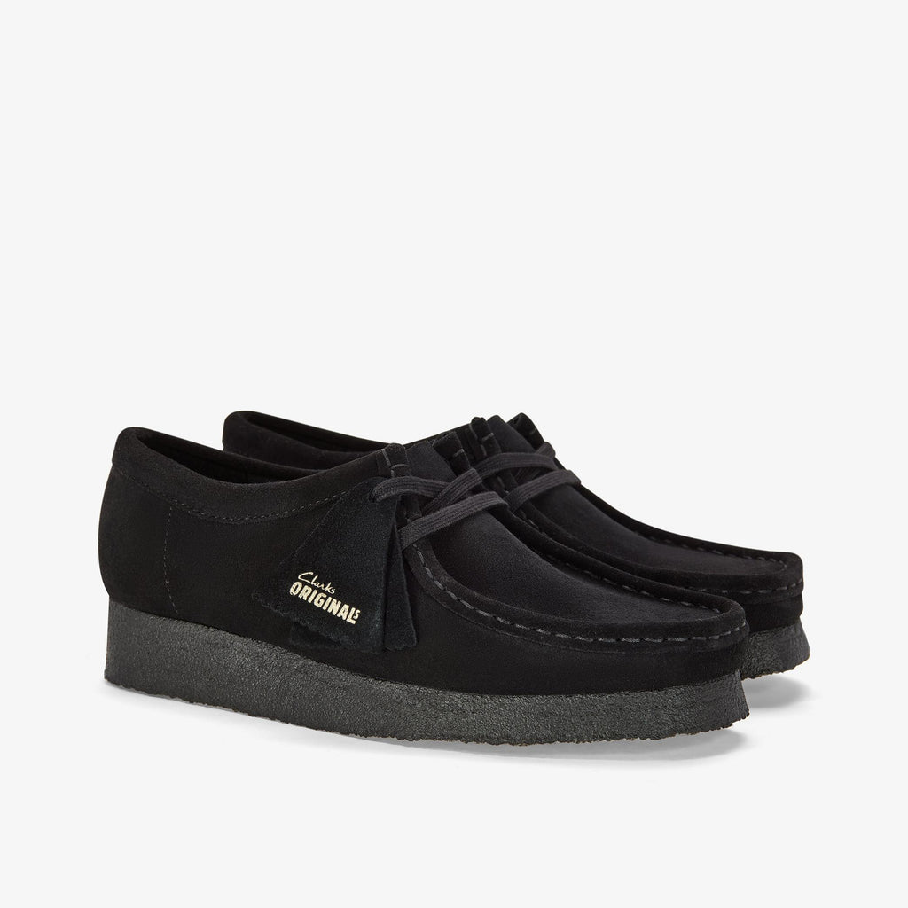 Polacchini Clarks Originals Wallabee uomo Nero