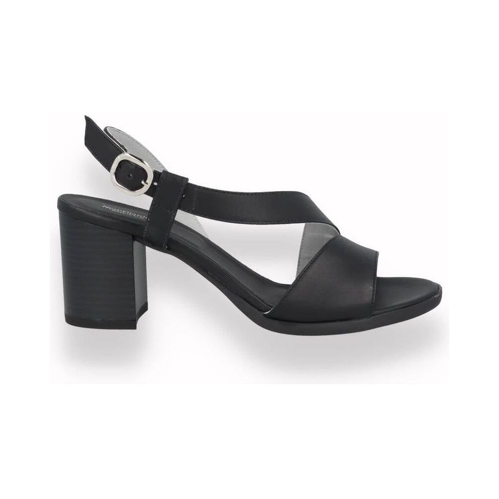 Sandalo Nero Giardini da donna con tacco Nero e Bianco | Lippolis Scarpe
