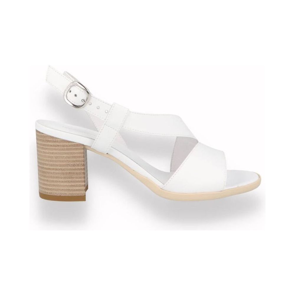 Sandalo Nero Giardini da donna con tacco Nero e Bianco | Lippolis Scarpe