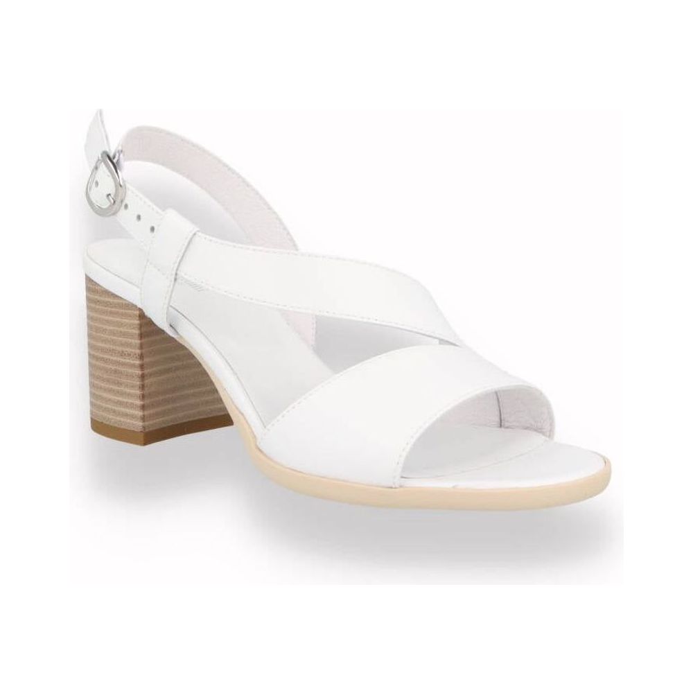 Sandalo Nero Giardini da donna con tacco Nero e Bianco | Lippolis Scarpe