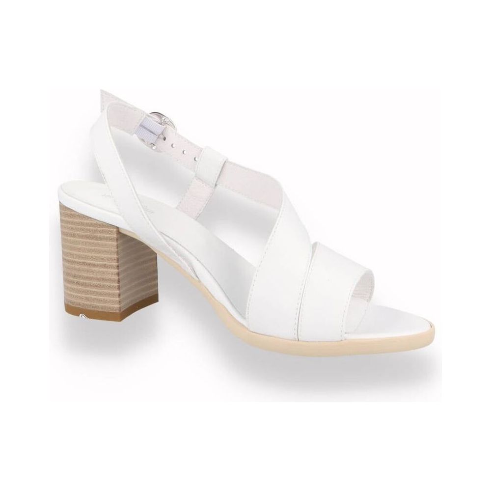 Sandalo Nero Giardini da donna con tacco Nero e Bianco | Lippolis Scarpe