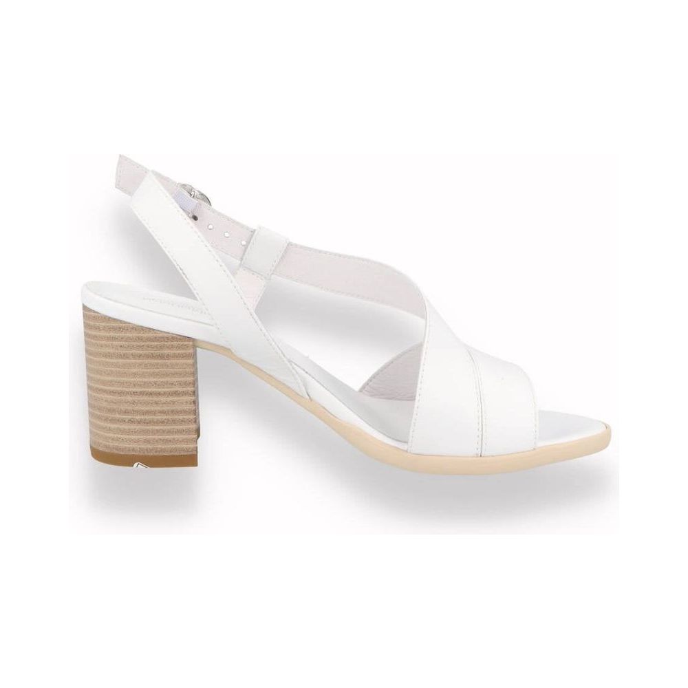 Sandalo Nero Giardini da donna con tacco Nero e Bianco | Lippolis Scarpe
