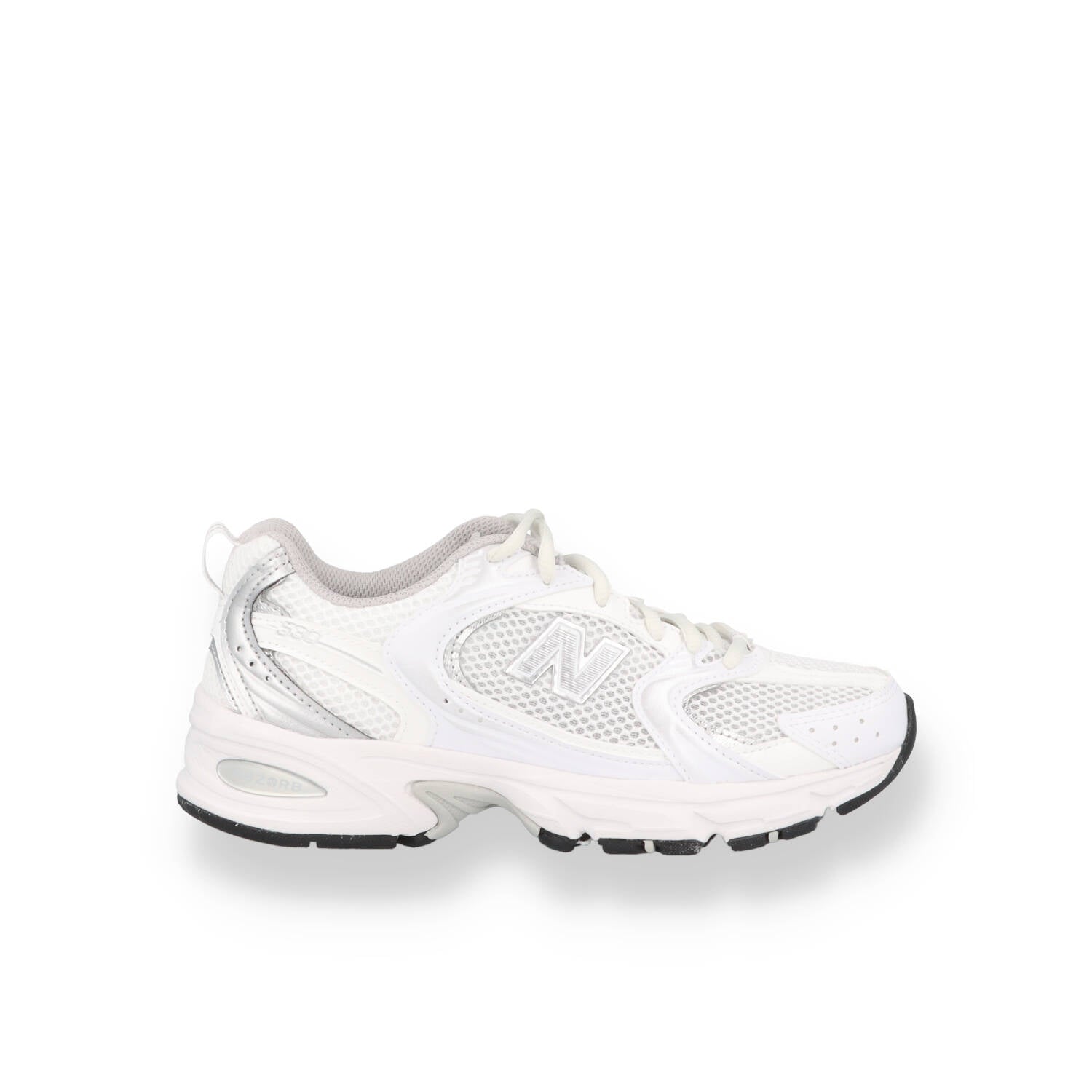 Scarpe Sneakers New Balance 530 Donna e Uomo, Bianco/Argento