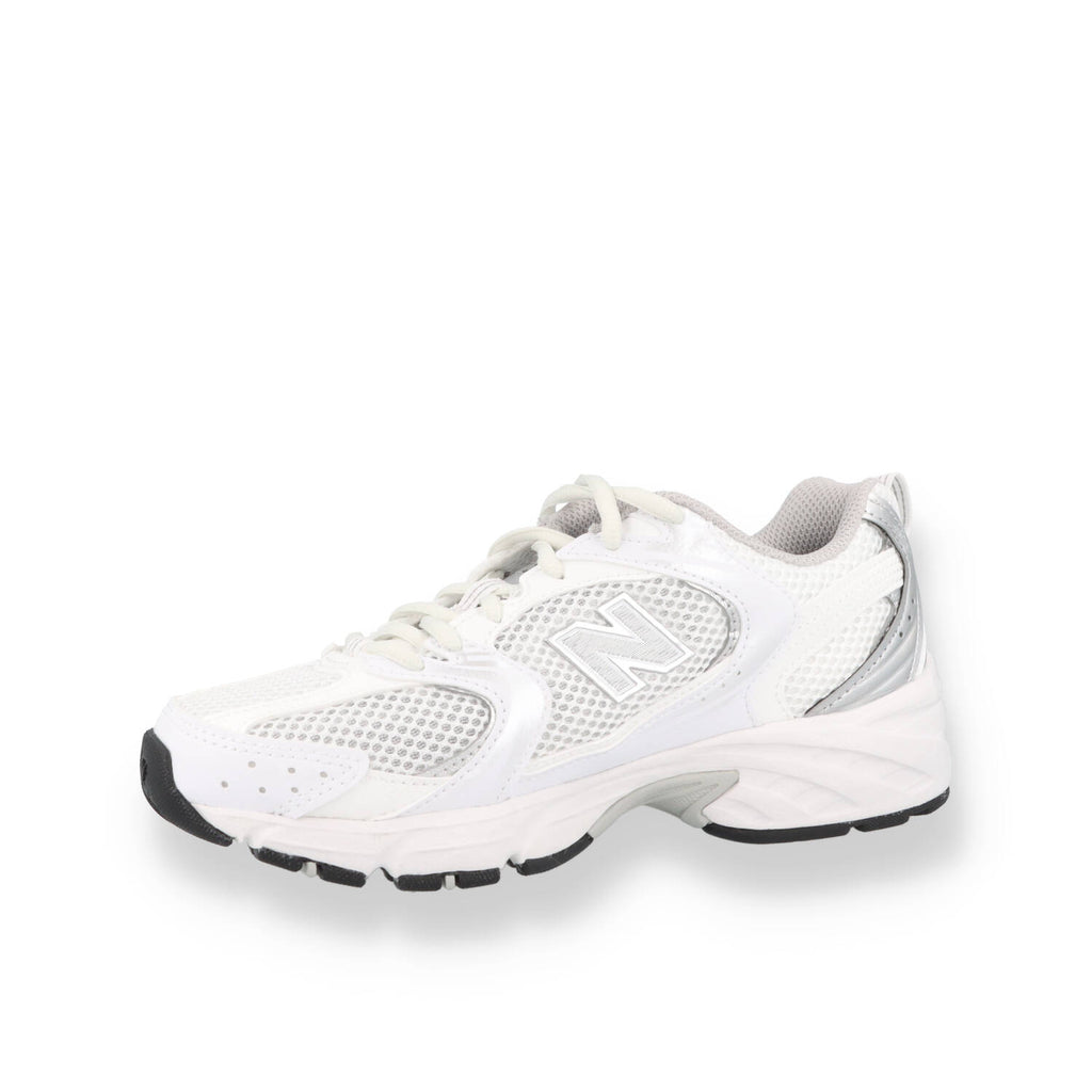 Scarpe Sneakers New Balance 530 Donna e Uomo, Bianco/Argento