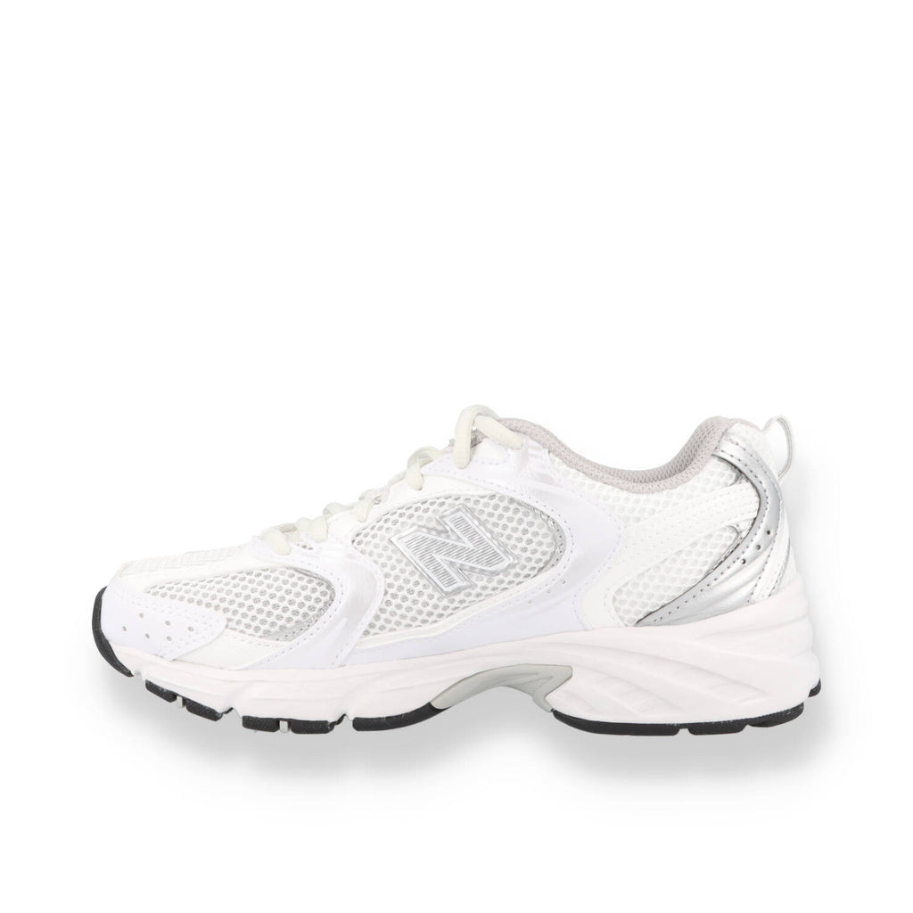 Scarpe Sneakers New Balance 530 Donna e Uomo, Bianco/Argento