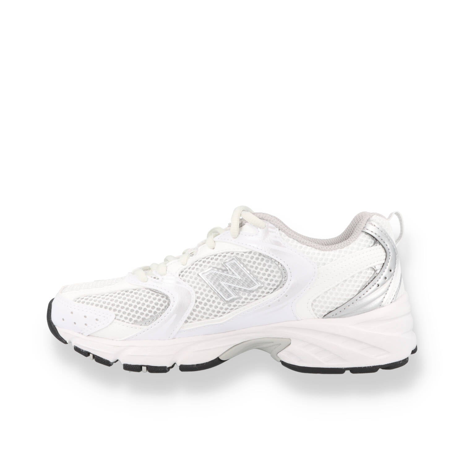 Scarpe Sneakers New Balance 530 Donna e Uomo, Bianco/Argento