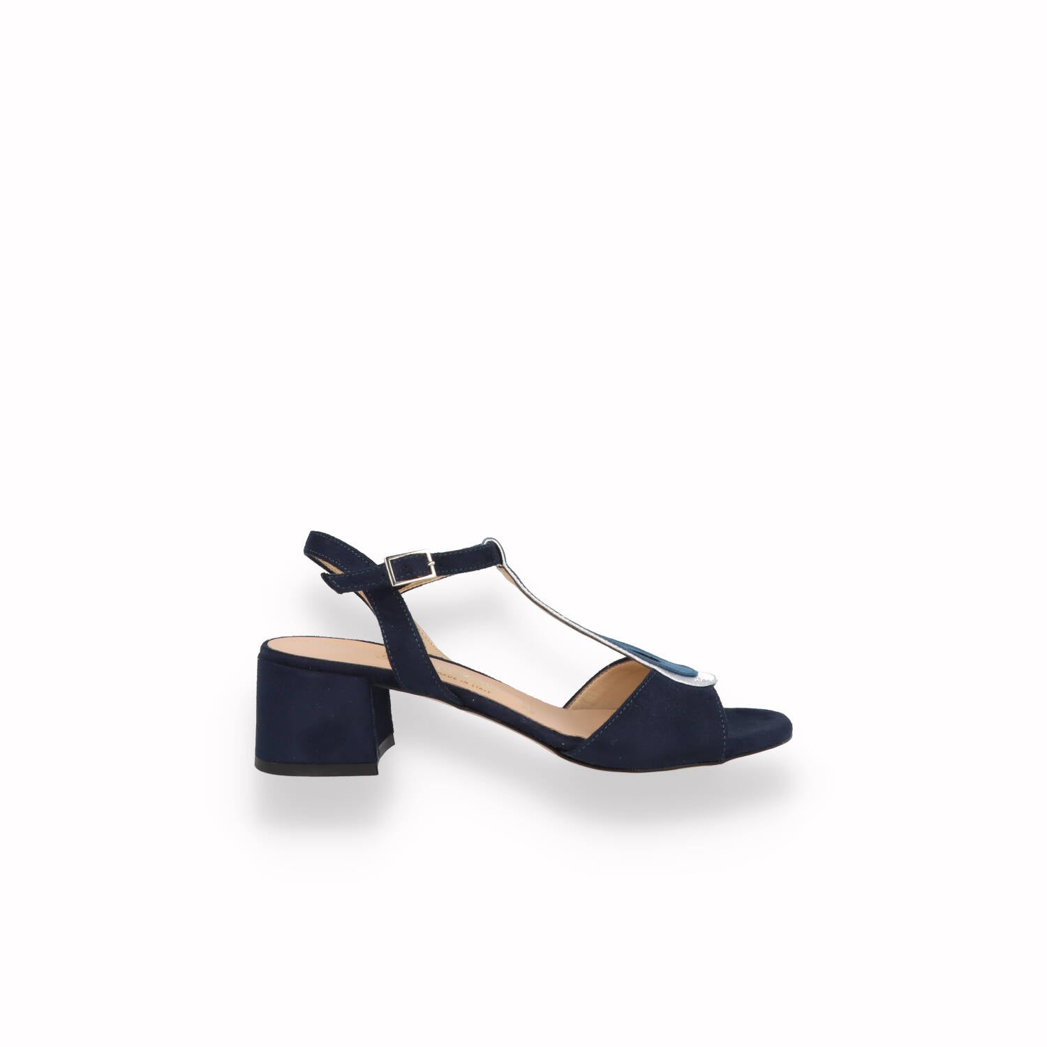 Sandali Bottega Lotti Donna Cuoio, Bianco , Blu