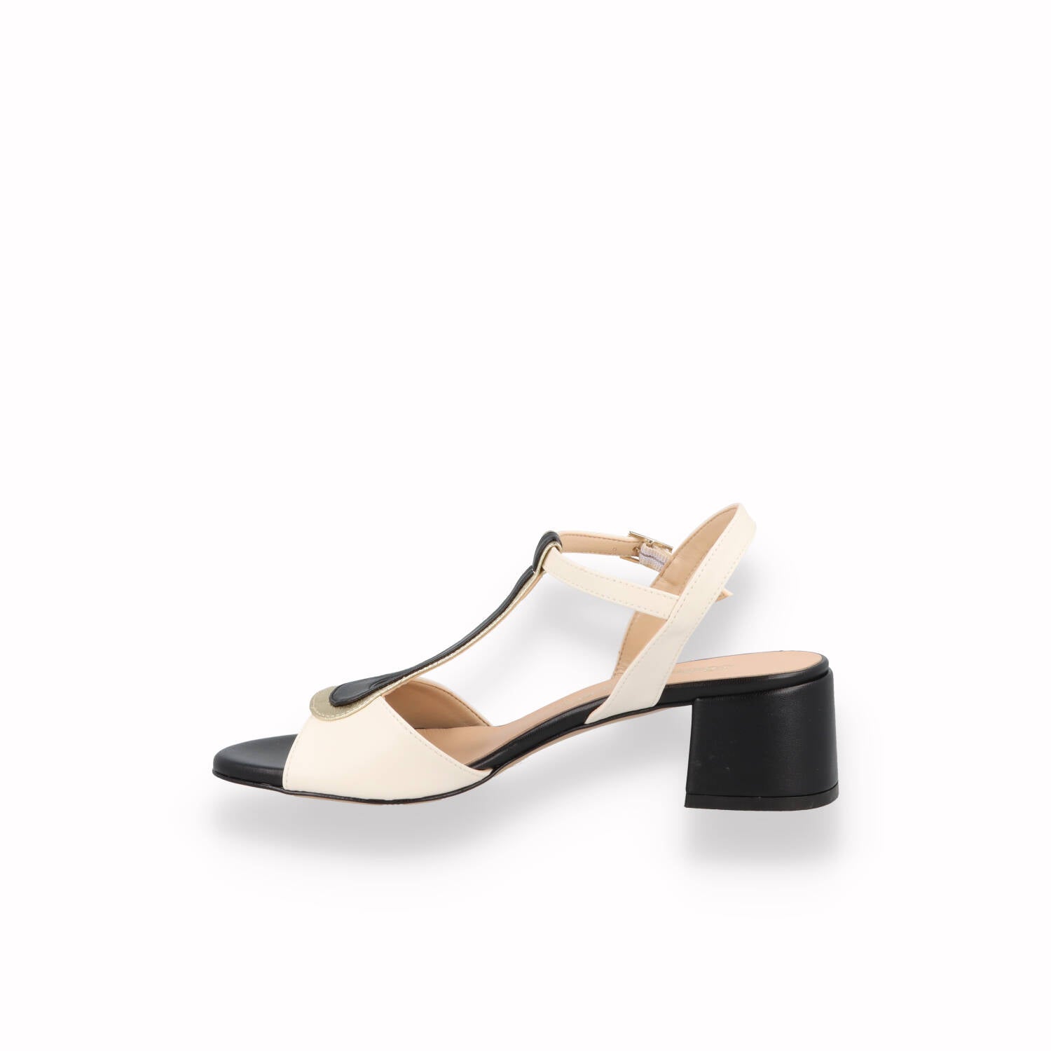 Sandali Bottega Lotti Donna Cuoio, Bianco , Blu