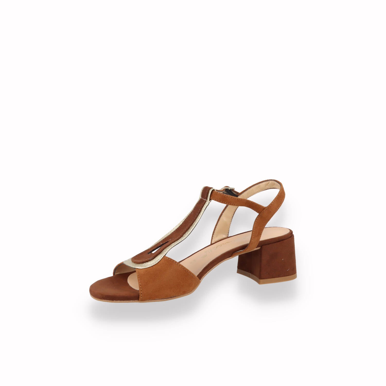 Sandali Bottega Lotti Donna Cuoio, Bianco , Blu