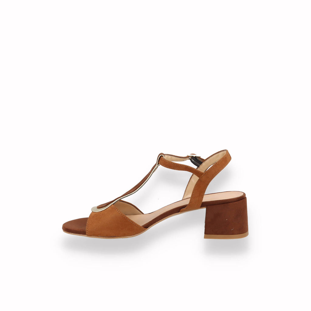 Sandali Bottega Lotti Donna Cuoio, Bianco , Blu