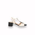 Sandali Bottega Lotti Donna Cuoio, Bianco , Blu