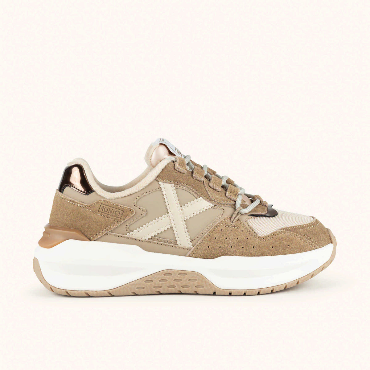 Sneakers Munich Nexa Donna beige