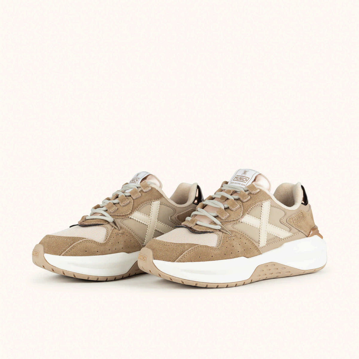 Sneakers Munich Nexa Donna beige