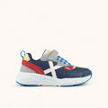 Sneakers Munich Mini Track Bambino blu